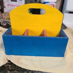 Pier 1 vintage cutlery carrier